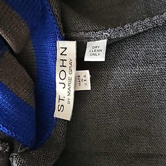 COPY - St.John By Marie Gray Knit Sweater Dress - Picture 7 of 7